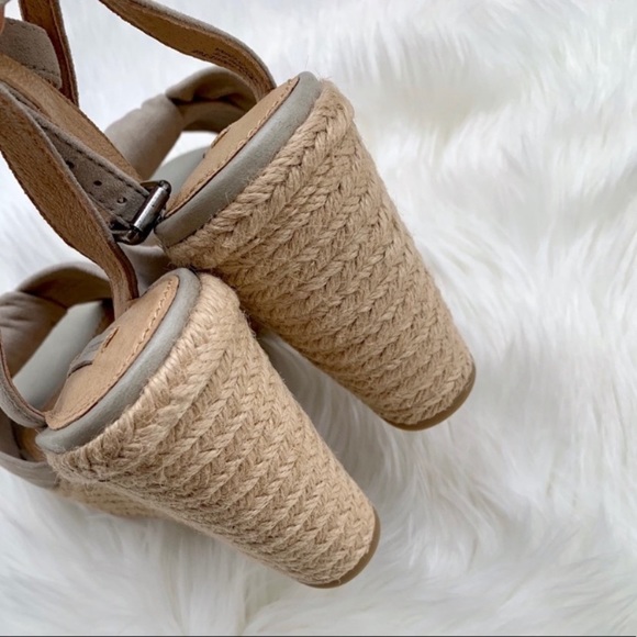 Frye Charlotte Twist Sage Espadrille Wedge Sandals - Picture 5 of 8